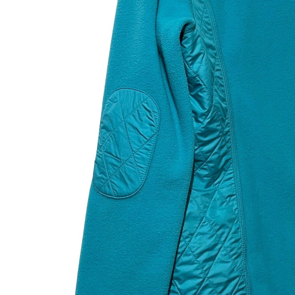 Talbots Womens Teal Full-Zip Jacket M Polyester & Fleece Machine Washable - Picture 4 of 8